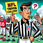 Illustrative image showcasing a dynamic NFL quiz, highlighting the thrill of delving into NFL trivia and football trivia questions, as enthusiasts explore the rich history of footbal